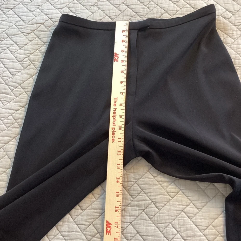 Arden B Black Straight Leg Dress Pants Sz 6 - Picture 8 of 13